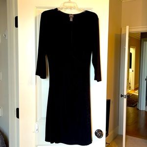 Womens Chicos Size 2 black travelers dress